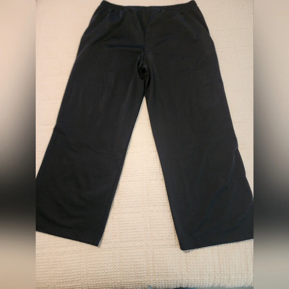 Reebok Men's Black Speedwick Trainers Pants Elastic Waist Drawstring 1XL New
